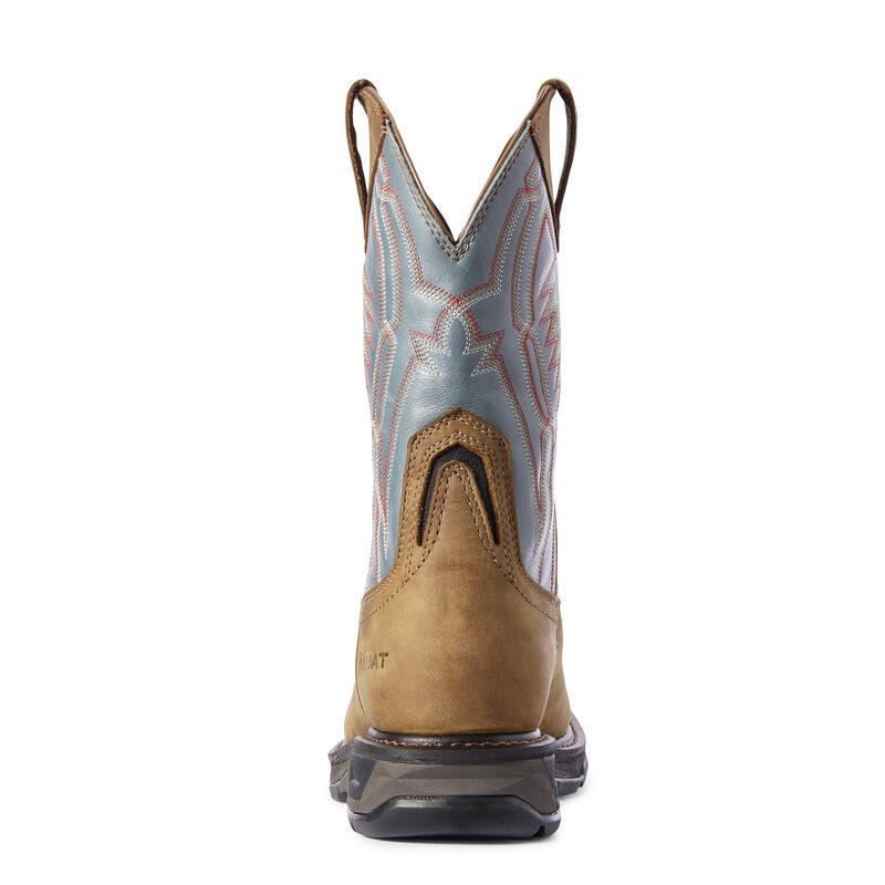 Ariat WorkHog XT Dare Carbon Toe Muške Radne Čizme Smeđe Srebrne | HR-608626
