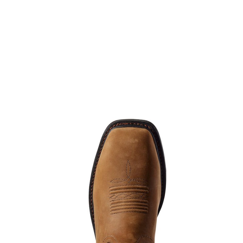 Ariat WorkHog XT Pull On Waterproof Carbon Toe Muške Radne Čizme Smeđe | HR-672417