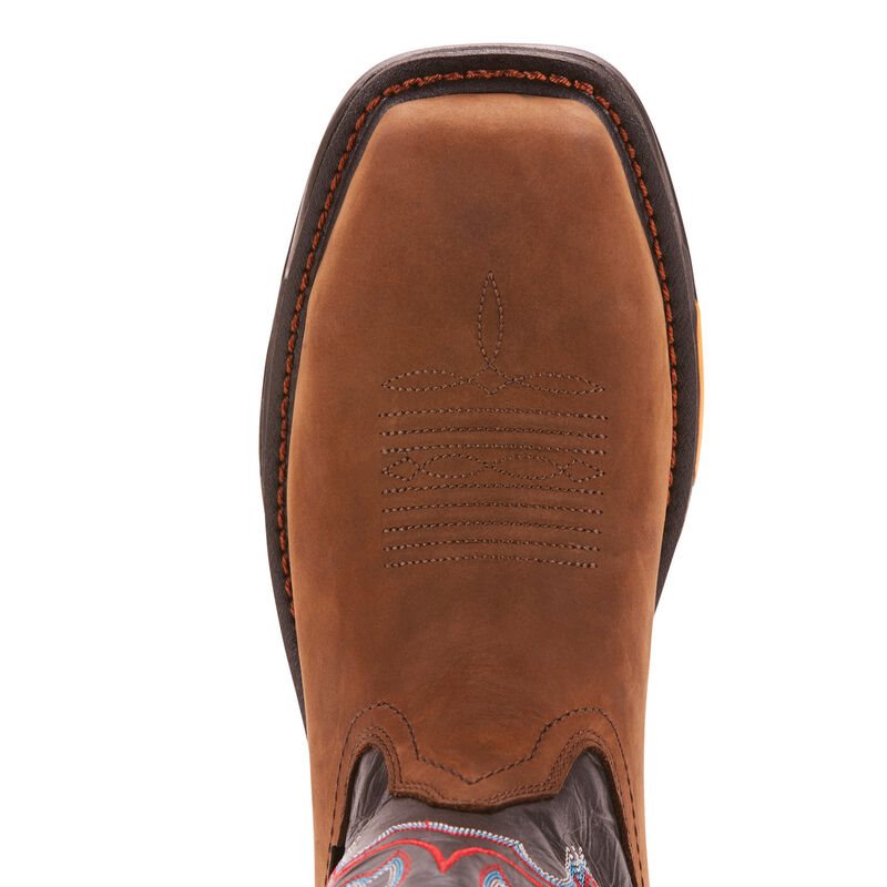 Ariat WorkHog XT Pull On Waterproof Carbon Toe Muške Radne Čizme Bakrene | HR-952697