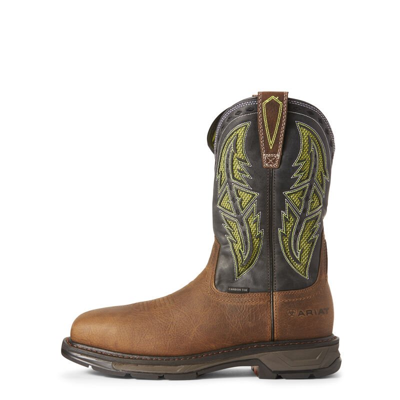 Ariat WorkHog XT VentTEK Spear Carbon Toe Muške Radne Čizme Smeđe | HR-477211