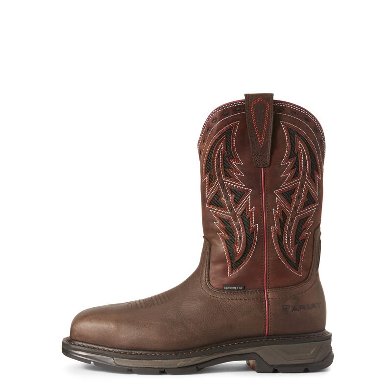 Ariat WorkHog XT VentTEK Spear Carbon Toe Muške Radne Čizme Tamno Čokoladne | HR-728913
