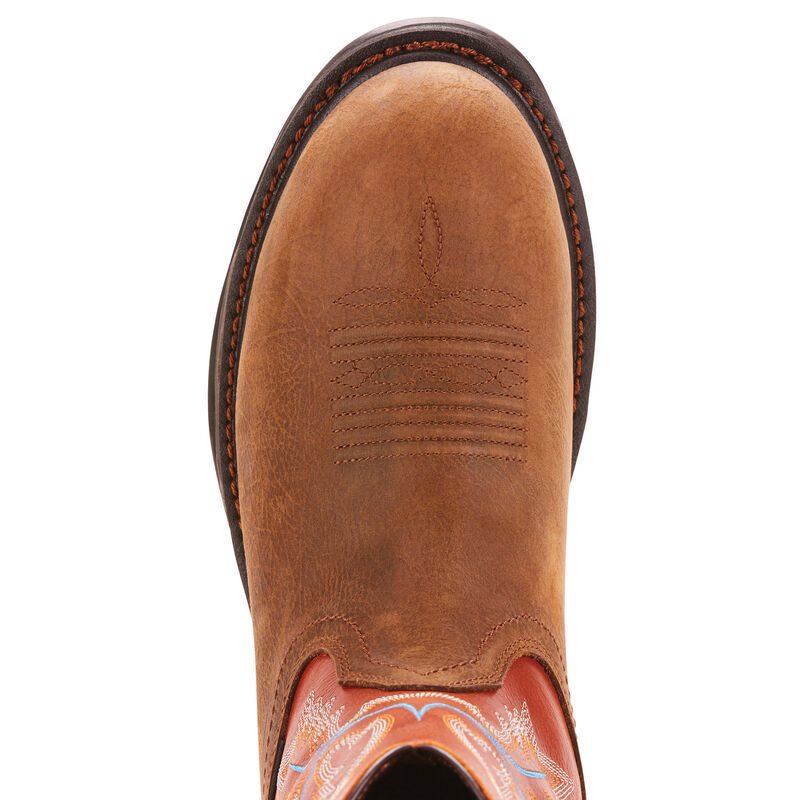 Ariat WorkHog XT Waterproof Carbon Toe Muške Radne Čizme Smeđe Narančaste | HR-256826