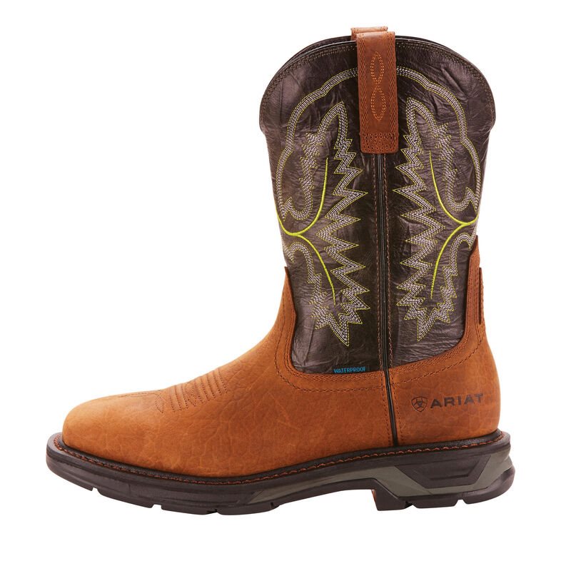 Ariat WorkHog XT Waterproof Muške Radne Čizme Smeđe Čokoladne | HR-170250