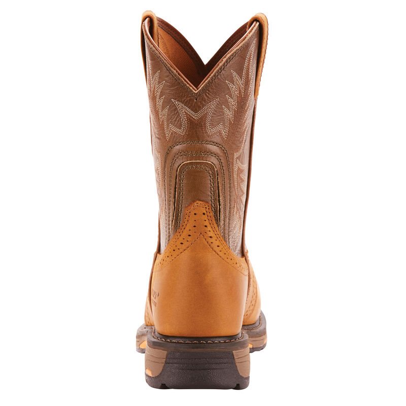 Ariat Workhog Pull-on Ct Muške Radne Čizme Smeđe | HR-275561